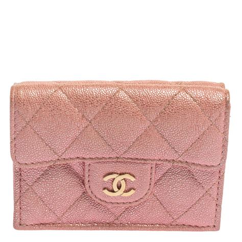 pink chanel trifold wallet|Chanel 2020.